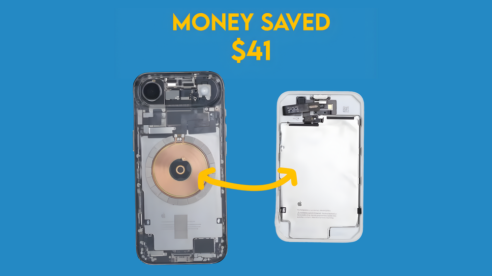 Cheapest Genuine iPhone Air Battery Replacement Using MagSafe